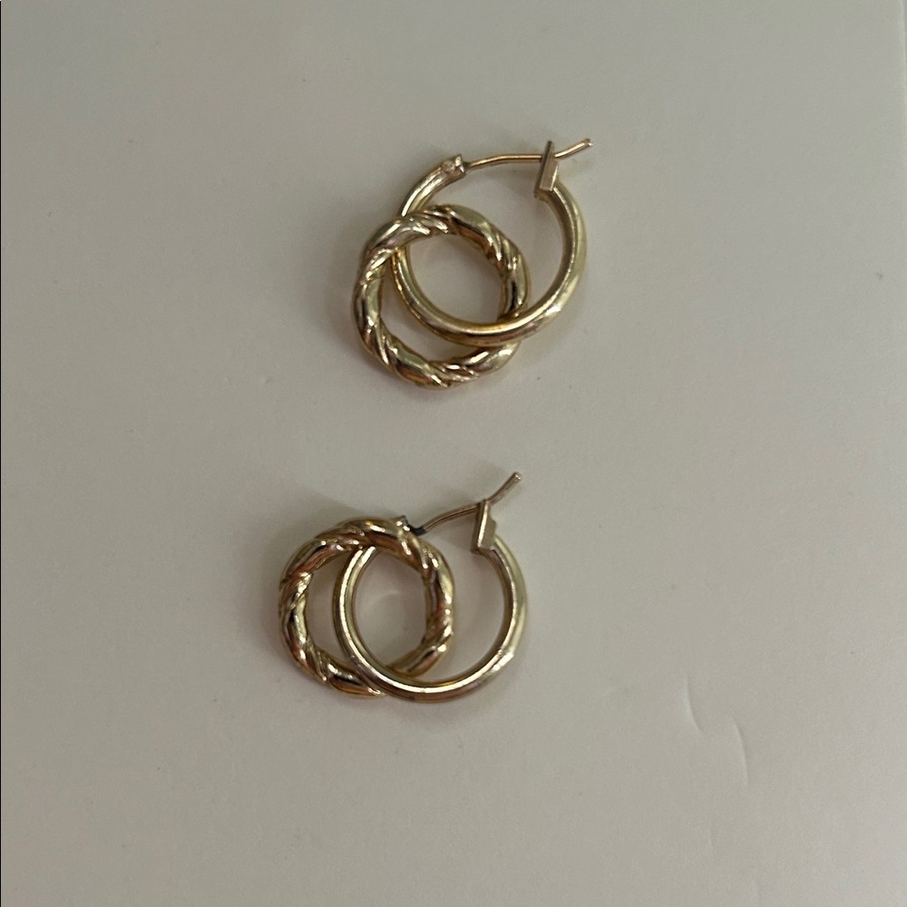 Elegant Gold Hoop Earrings